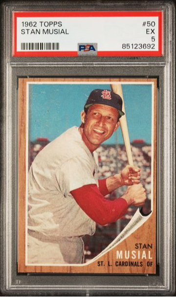 1962 Topps Stan Musial #50 PSA 5 [BL-2C.44]