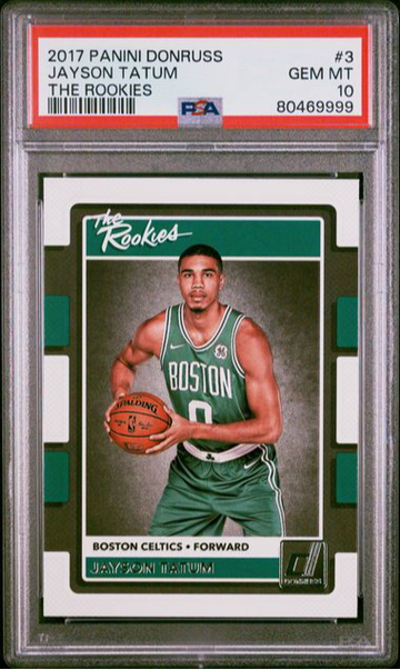 2017 Panini Donruss Jayson Tatum The Rookies #3 PSA 10 [BK-2A.31]