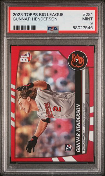 2023 Topps Big League Gunnar Henderson #281 PSA 9 [BL-3B.36]