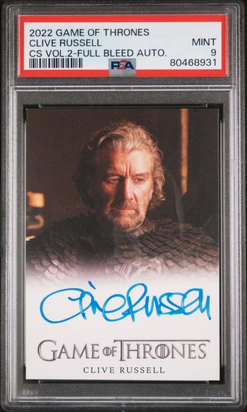 2022 Game of Thrones Clive Russell CS Vol.2 Full Bleed Auto PSA 9 [NS-1A.32]