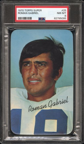 1970 Topps Super Roman Gabriel #25 PSA 8 [FT-3A.6]