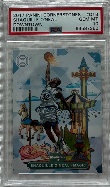 2017 Panini Concourse Downtown Shaquille O’Neal PSA 10
