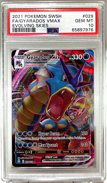 Pokemon - 2021 Full Art Gyarados VMAX Evolving Skies
