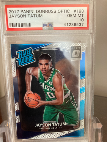 2017 Panini Donruss Optic Jayson Tatum PSA 10 Celtics