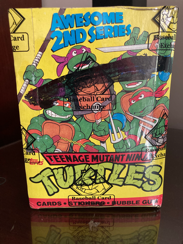 1990 Topps Teenage Mutant Ninja Turtles TMNT Series 2 Unopened Wax Box BBCE Authenticated