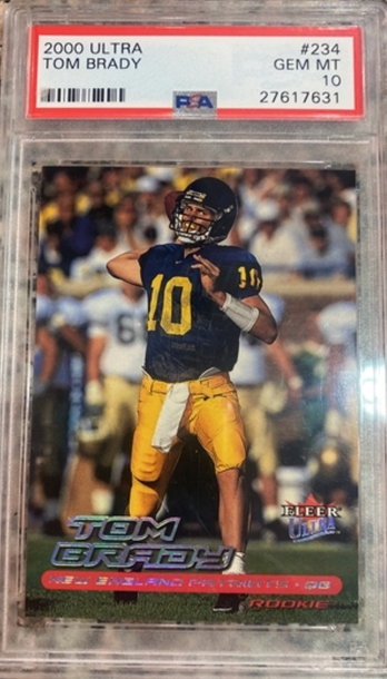 Tom Brady 2000 Ultra PSA 10
