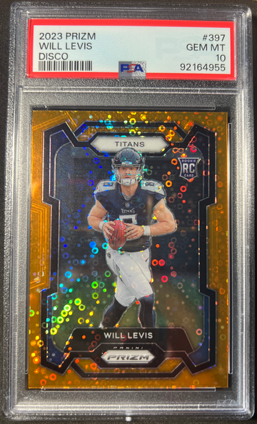 2023 Prizm Will Levis Orange disco PSA 10