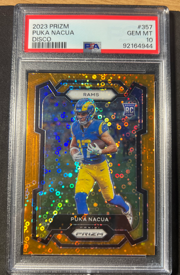 2023 Prizm Puka Nacua Disco PSA 10