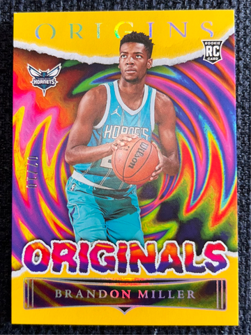 2023-24 Obsidian Basketball GOLD SSP 7/10 Rookie Originals Brandon Miller 🔥💯🔥