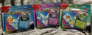 Pokemon Prismatic Evolutions Tech Sticker Collection Set of 3