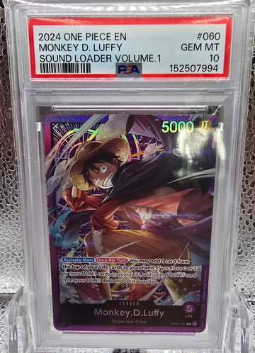 2024 One Piece Monkey D. Luffy PSA 10