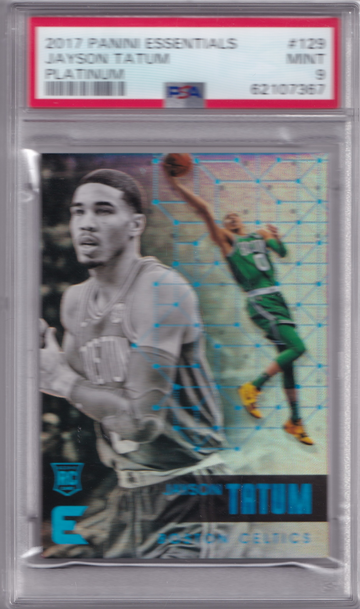 2017-18  Panini Essentials Platinum #129 Jayson Tatum RC 