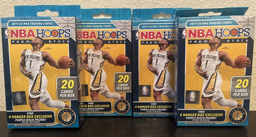 2019-2020 NBA Hoops Premium Hanger box Lot of 4