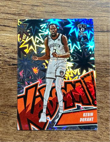 2022-23 Kevin Durant Panini Crown Royale Kaboom! #4 Kaboom Foil Holo SP Case Hit