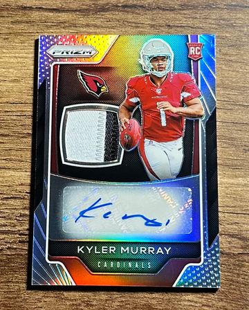 2019 Kyler Murray Panini Prizm Silver Rookie Patch Auto RPA /49 RC SP Autograph