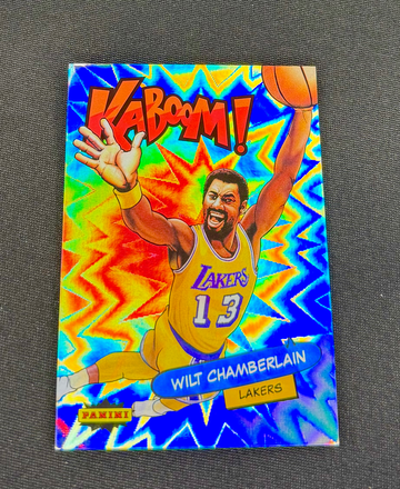 2015 Wilt Chamberlain Panini Excalibur Kaboom Vertical Holo #22 KABOOM! ONLY ONE SP