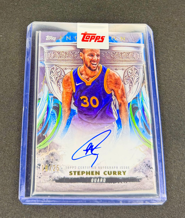 2024 Stephen Curry Topps Inception Grail Chasing Signatures Gold Auto /25 SEALED Autograph SP