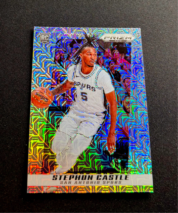 2024 Stephon Castle Panini Prizm Deca Mojo Rookie /25 #174 Throwback Flashback 2013 RC SP