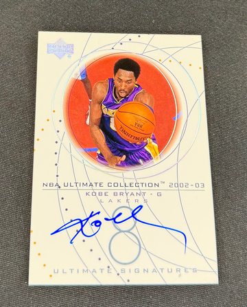 2002 Kobe Bryant Ultimate Collection Signatures Silver Auto Autograph Upper Deck UD SP