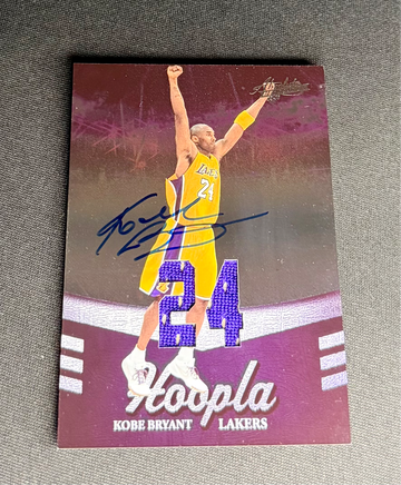 2009 Kobe Bryant Panini Absolute Hoopla Patch Jersey 24 Auto /25 #7 Autograph SP Memorabilia