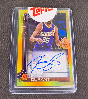 2025 Kevin Durant Topps Flagship Real One Gold Foil Rainbow Auto /50 SEALED SP Autograph Issue