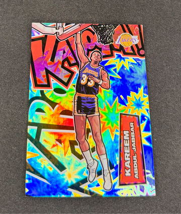 2021 Kareem Abdul Jabbar Panini Crown Royale Kaboom Vertical #13 KABOOM! Holo SP