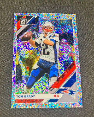 2019 Tom Brady Donruss Optic White Sparkle Prizm Patriots #63 SP RARE PANINI