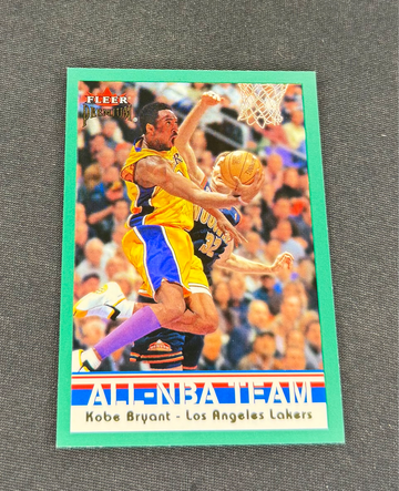 2002 Kobe Bryant Fleer Premium Emerald Green 31/300 ALL NBA TEAM #EM5 SKYBOX SP STAR