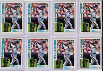 1984 DARRYL STRAWBERRY Topps # 182 (x8) - Set Break Quality