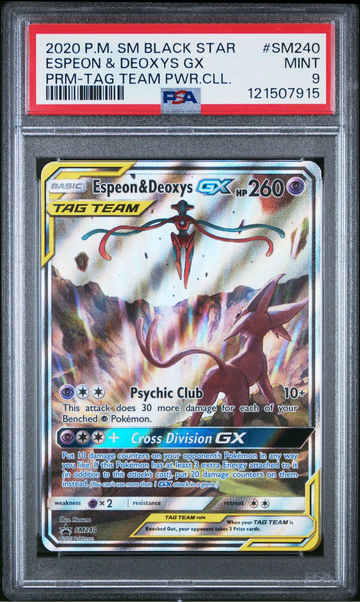 2020 Pokémon Espeon & Deoxys Back Star Promo