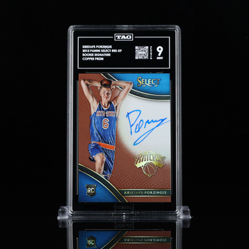 Kristaps Porzingis 2015-16 Select Signatures Copper AUTO #/49