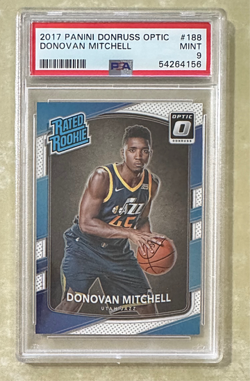 Donovan Mitchell RC - 2017 Donruss Optic #188 