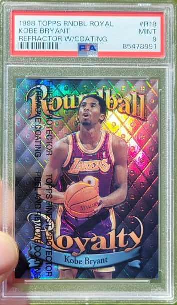 1998 Topps Roundball Royalty Kobe Bryant w/Coating PSA 9