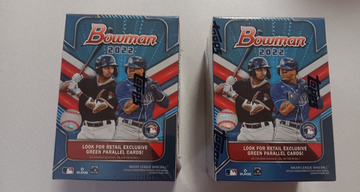 Lot of 2 2022 Bowman Baseball Blaster Boxes
