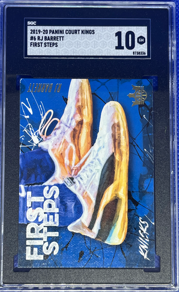 2019-2020 Panini Court Kings RJ Barrett First Steps SGC 10 Rookie
