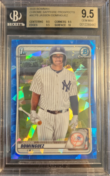2020 Jasson Dominguez Sapphire BGS 9.5 True Gem Plus