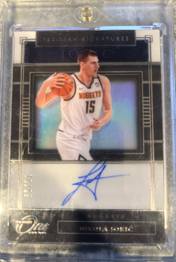 2019-20 Panini One&One 1st Team Signatures #NJK Nikola Jokic Auto /99