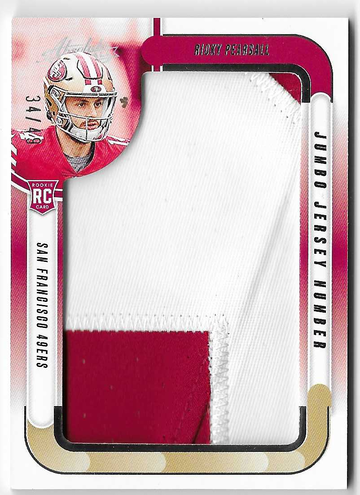 2024 Absolute Football Ricky Pearsall ROOKIE Jumbo Jersey Number 34/49