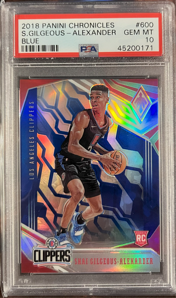 2018-19 Shai Gilgeous Alexander Phoenix Blue /99 PSA 10