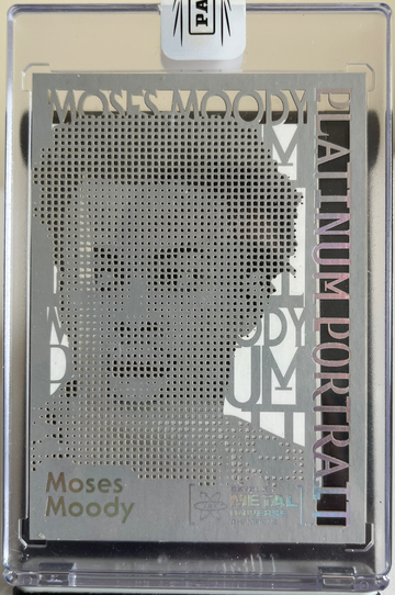 2021 Skybox Metal Universe MOSES MOODY RC Platinum Portraits