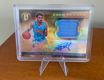 2016 Panini Gold Standard Jamal Murray Good as Gold Patch Auto RC /49
