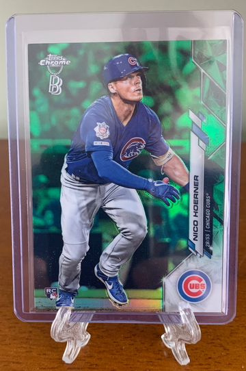 2020 Topps Chrome Ben Baller Nico Hoerner Green Refractor RC /99