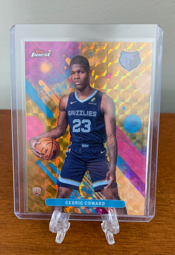 2026 Topps Finest Cedric Coward Gold Geometric Refractor RC /50