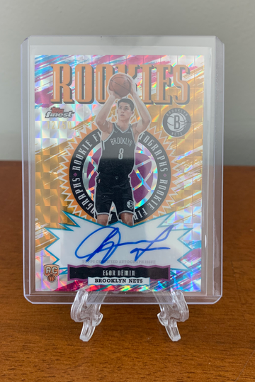 2025 Topps Finest Egor Demin Gold Geometric Rookies Auto RC /50