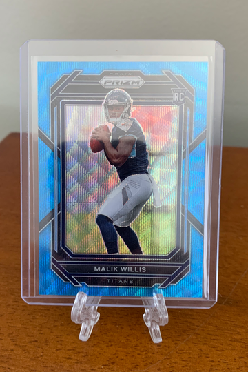 2022 panini Prizm Malik Willis Blue Prizm RC /199