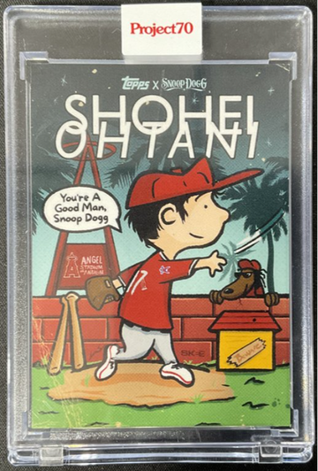 2022 Topps Project 70 #890 Shohei Ohtani Snoop Dogg Peanuts factory sealed 