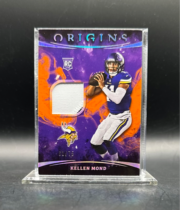 2021 KELLEN MOND #TP-KM PANINI ORIGINS JERSEY 2 Color MEMORABILIA #/75 ROOKIE RC MINNESOTA VIKINGS 
