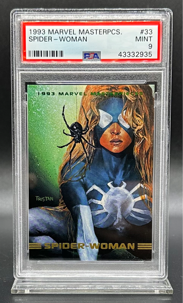 1993 SPIDER WOMAN #33 MARVEL MASTERPIECES PSA 9 