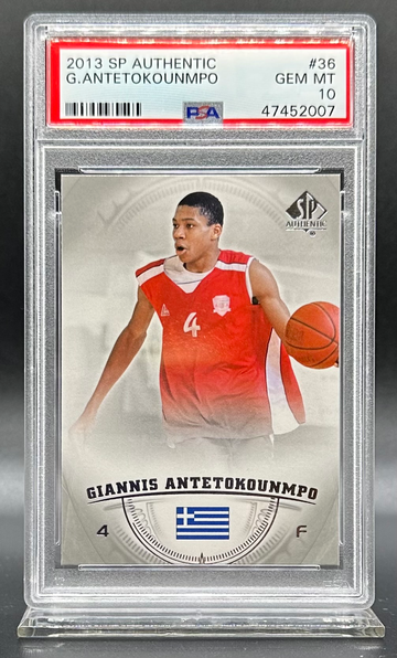 2013 GIANNIS ANTETOKOUNMPO #36 SP AUTHENTIC ROOKIE PSA 10 RC MILWAUKEE BUCKS