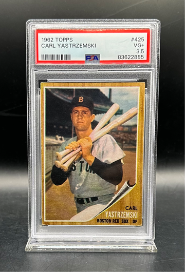 1962 Topps #425 Carl Yastrzemski PSA 3.5 Boston Red Sox HOF